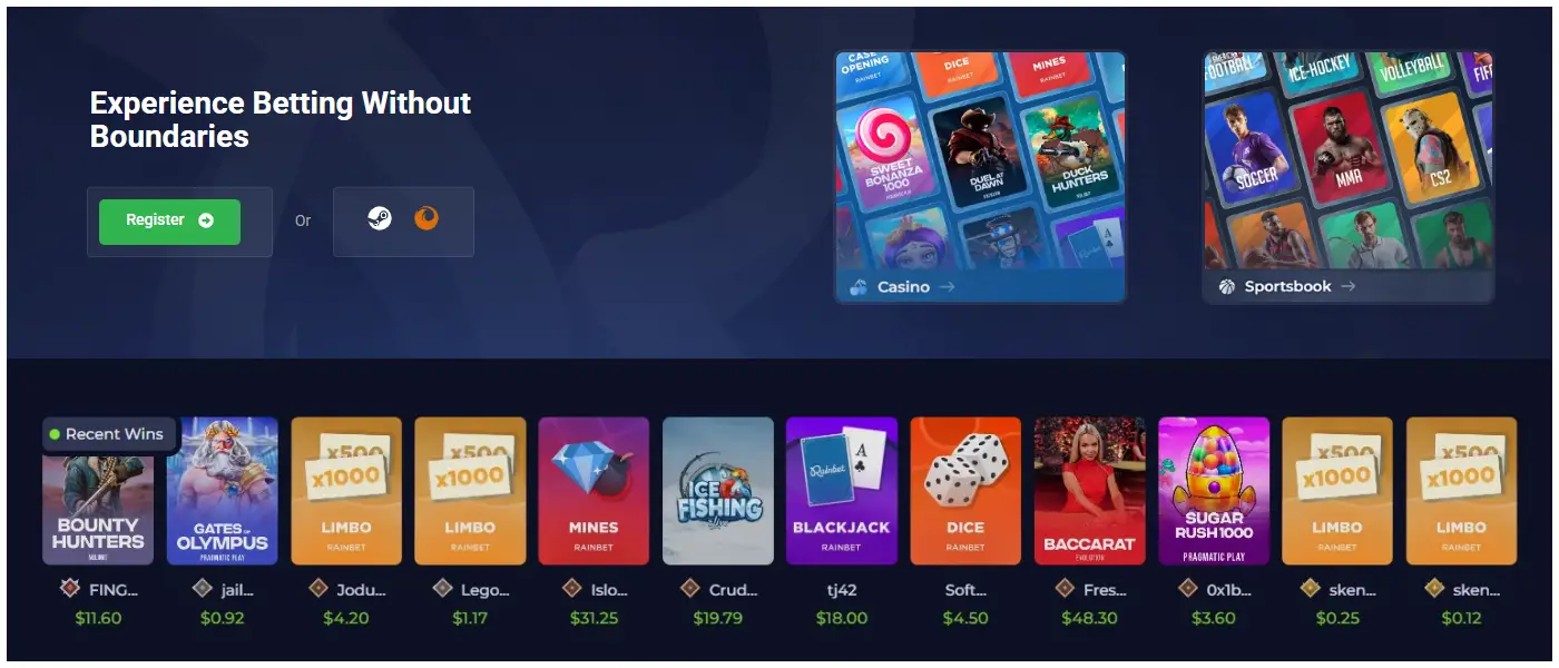 Register Now at Rainbet AU